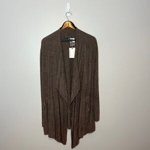 NWT Barefoot Dreams Cozy Chic Lite Island Wrap in Cocoa Size S/M
